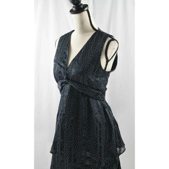 Banana Republic Polka Dot Ruffle Tiered Dress - Plus Size 20 - Picture 2 of 16